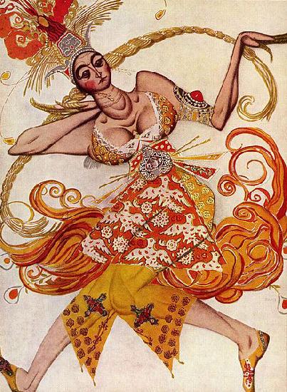 Leon Bakst Ballettfigurine zu: Feuervogel oil painting image